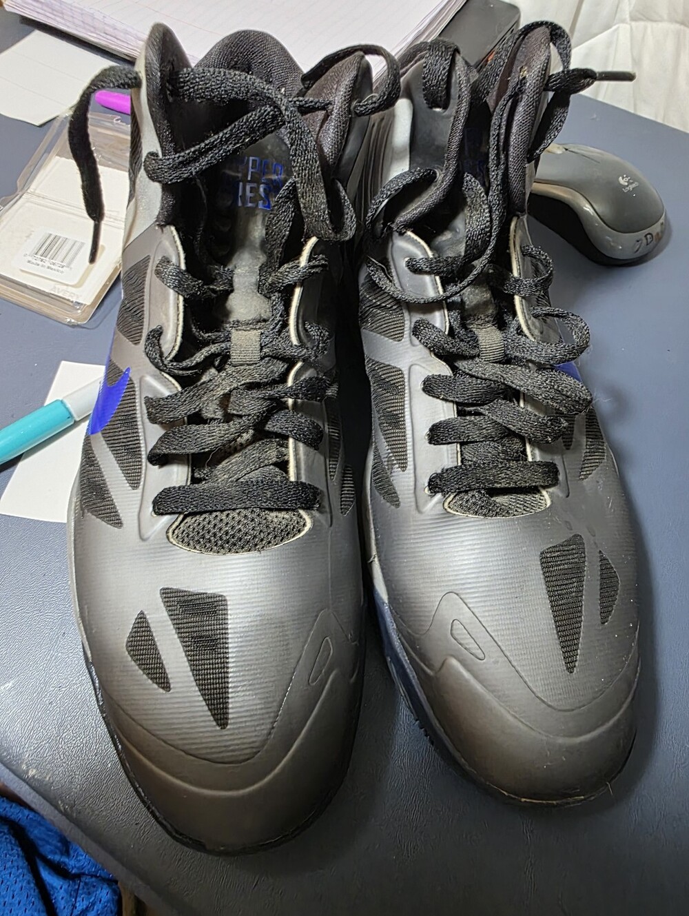Nike Air Max Hyperagresser Men's Black Athletic Sneakers Size 8.5m, From 2012.